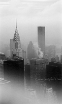 Foggy New York City