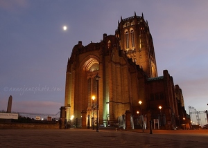 Anglican Cathedral & Moon