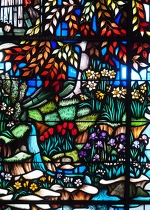 Spring Grove Cemetery Stained Glass Flowers