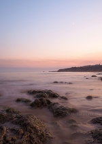 Praia Da Oura Leste Sunset and Moon