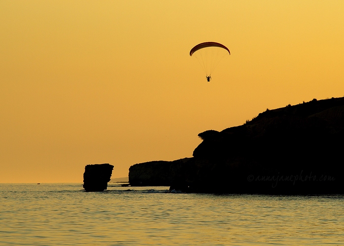 Sunset, Sea & Parachute - 20080611-sunset-sea-parachute.jpg