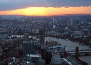 Sunset Over London