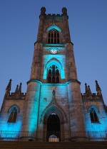 St Luke's Church in Blue